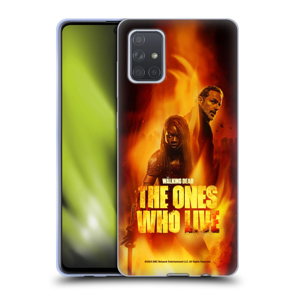 The Walking Dead: The Ones Who Live Key Art Poster Soft Gel Case for Samsung Galaxy A71 (2019)