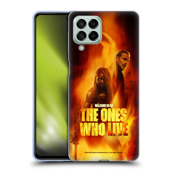 The Walking Dead: The Ones Who Live Key Art Poster Soft Gel Case for Samsung Galaxy M53 (2022)