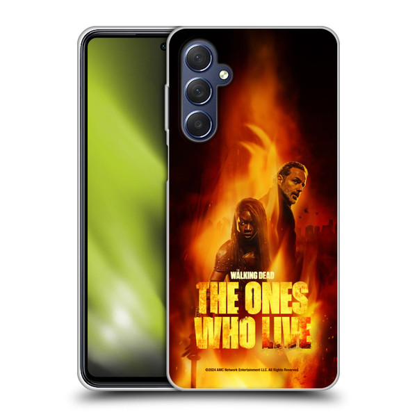The Walking Dead: The Ones Who Live Key Art Poster Soft Gel Case for Samsung Galaxy M54 5G