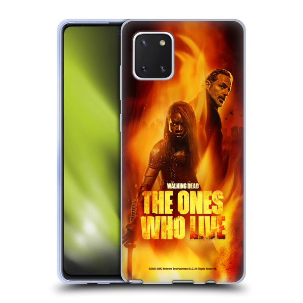 The Walking Dead: The Ones Who Live Key Art Poster Soft Gel Case for Samsung Galaxy Note10 Lite