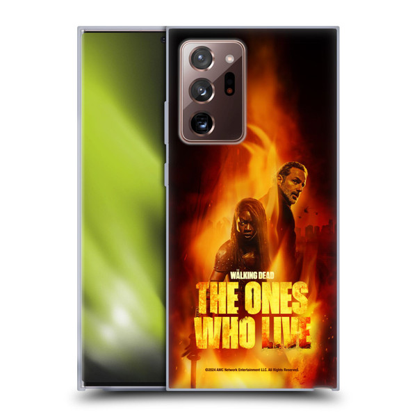 The Walking Dead: The Ones Who Live Key Art Poster Soft Gel Case for Samsung Galaxy Note20 Ultra / 5G