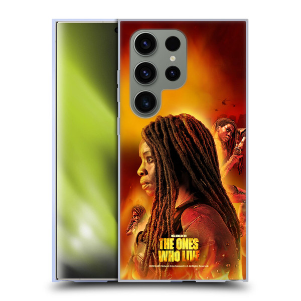 The Walking Dead: The Ones Who Live Key Art Michonne Soft Gel Case for Samsung Galaxy S24 Ultra 5G