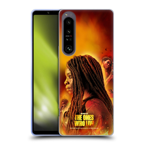The Walking Dead: The Ones Who Live Key Art Michonne Soft Gel Case for Sony Xperia 1 IV