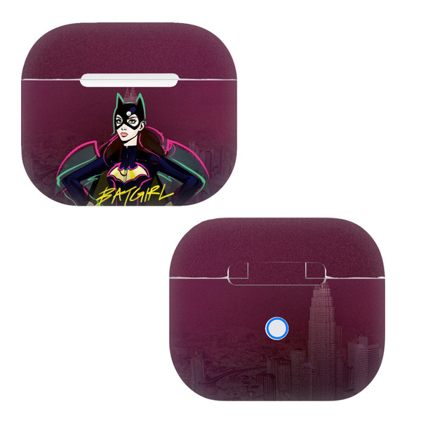 DC Women Core Compositions Batgirl Vinyl Sticker Skin Decal Cover for Apple AirPods 3 3rd Gen Charging Case