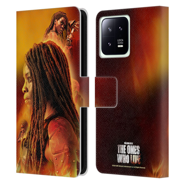 The Walking Dead: The Ones Who Live Key Art Michonne Leather Book Wallet Case Cover For Xiaomi 13 5G