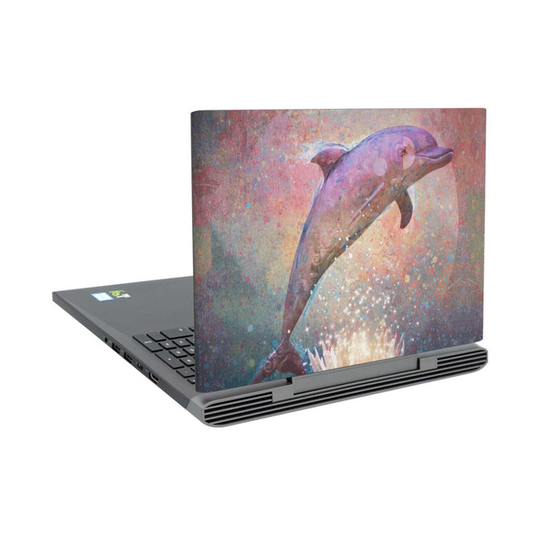 Jena DellaGrottaglia Animals Dolphin Vinyl Sticker Skin Decal Cover for Dell Inspiron 15 7000 P65F