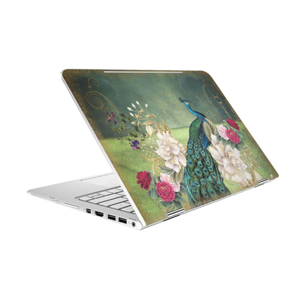 Jena DellaGrottaglia Animals Peacock Vinyl Sticker Skin Decal Cover for HP Spectre Pro X360 G2
