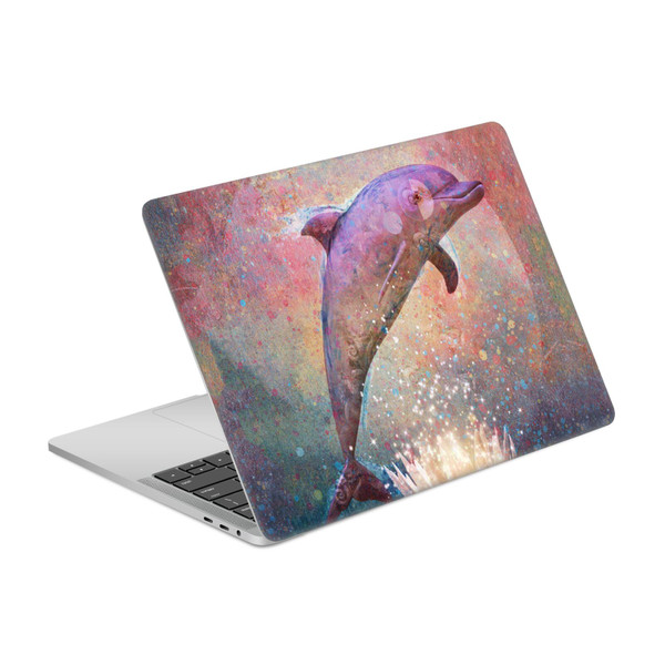 Jena DellaGrottaglia Animals Dolphin Vinyl Sticker Skin Decal Cover for Apple MacBook Pro 13.3" A1708