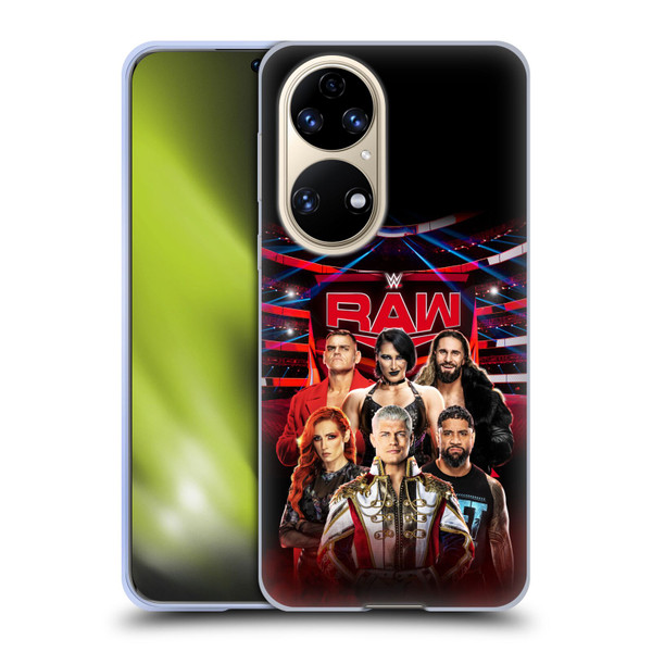WWE Pay-Per-View Superstars 2024 Raw Soft Gel Case for Huawei P50