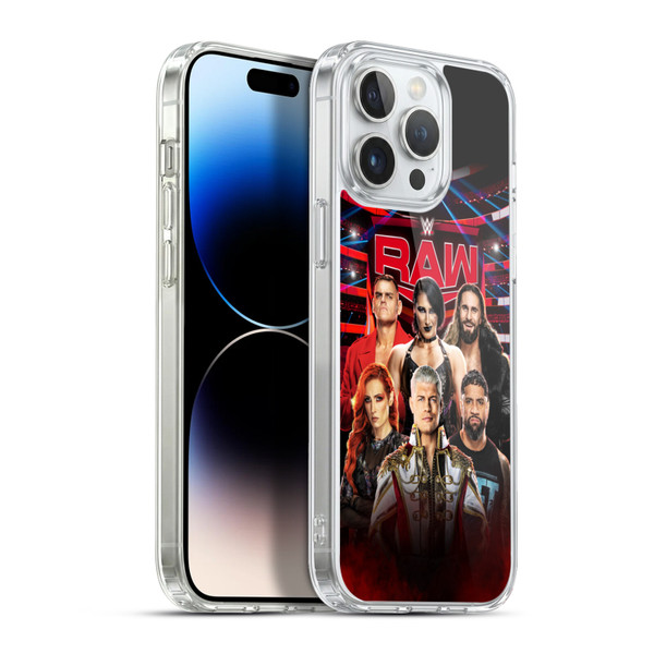 WWE Pay-Per-View Superstars 2024 Raw Soft Gel Case for Apple iPhone 13 Pro Max & MagSafe
