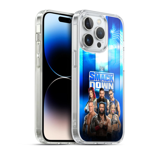WWE Pay-Per-View Superstars 2024 Smackdown! Soft Gel Case for Apple iPhone 14 Pro & MagSafe