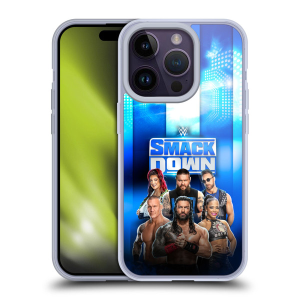 WWE Pay-Per-View Superstars 2024 Smackdown! Soft Gel Case for Apple iPhone 14 Pro