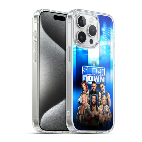 WWE Pay-Per-View Superstars 2024 Smackdown! Soft Gel Case for Apple iPhone 15 Pro & MagSafe