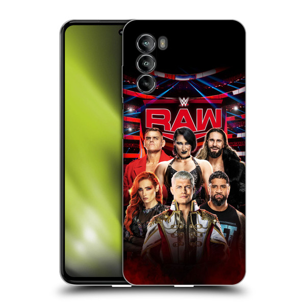WWE Pay-Per-View Superstars 2024 Raw Soft Gel Case for Motorola Moto G82 5G