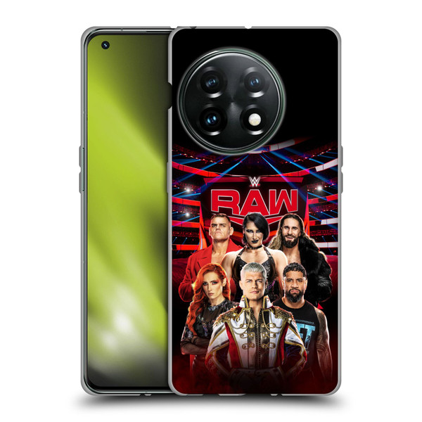 WWE Pay-Per-View Superstars 2024 Raw Soft Gel Case for OnePlus 11 5G