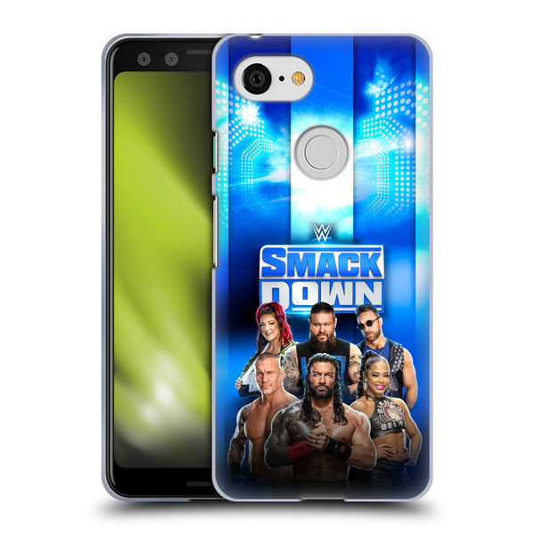 WWE Pay-Per-View Superstars 2024 Smackdown! Soft Gel Case for Google Pixel 3