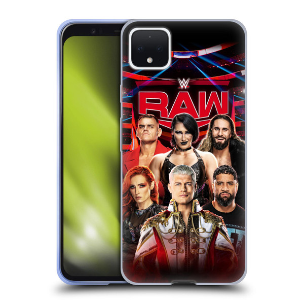 WWE Pay-Per-View Superstars 2024 Raw Soft Gel Case for Google Pixel 4 XL