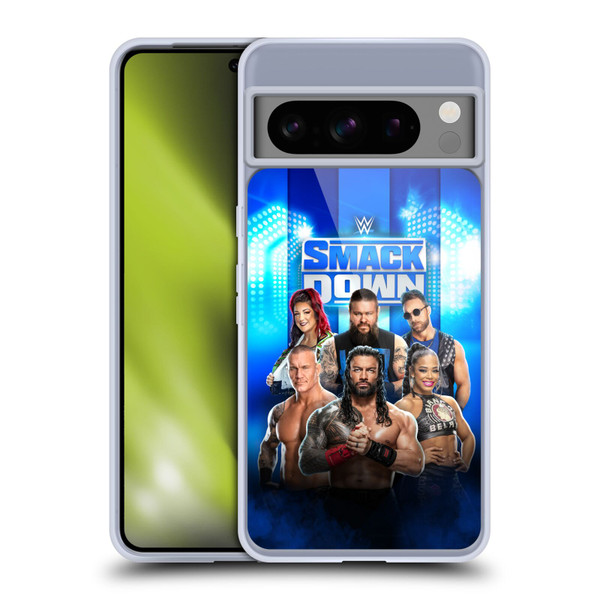 WWE Pay-Per-View Superstars 2024 Smackdown! Soft Gel Case for Google Pixel 8 Pro