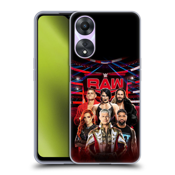 WWE Pay-Per-View Superstars 2024 Raw Soft Gel Case for OPPO A78 4G