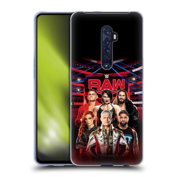 WWE Pay-Per-View Superstars 2024 Raw Soft Gel Case for OPPO Reno 2