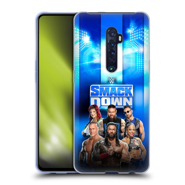 WWE Pay-Per-View Superstars 2024 Smackdown! Soft Gel Case for OPPO Reno 2