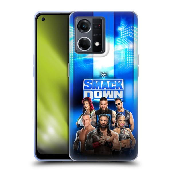 WWE Pay-Per-View Superstars 2024 Smackdown! Soft Gel Case for OPPO Reno8 4G