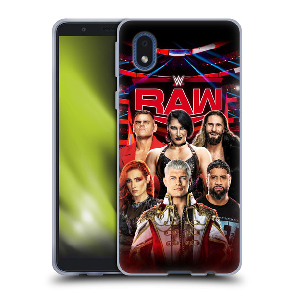 WWE Pay-Per-View Superstars 2024 Raw Soft Gel Case for Samsung Galaxy A01 Core (2020)