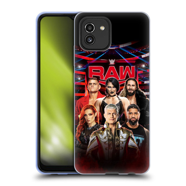 WWE Pay-Per-View Superstars 2024 Raw Soft Gel Case for Samsung Galaxy A03 (2021)