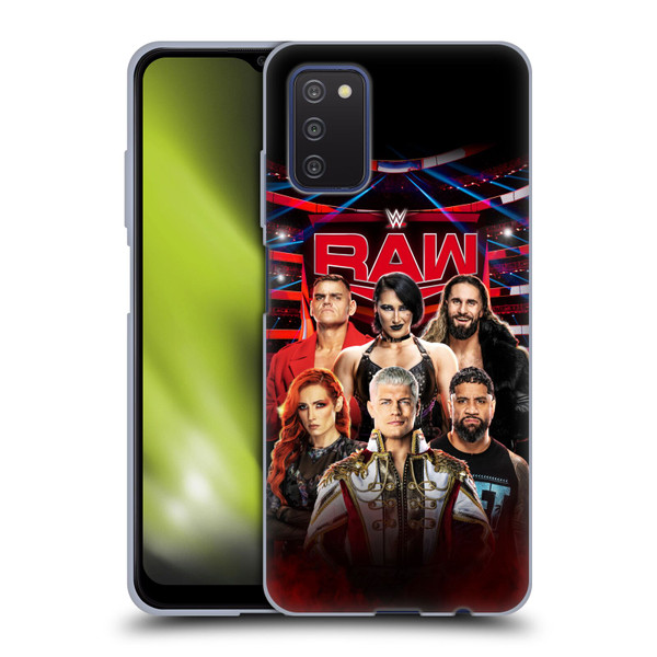 WWE Pay-Per-View Superstars 2024 Raw Soft Gel Case for Samsung Galaxy A03s (2021)