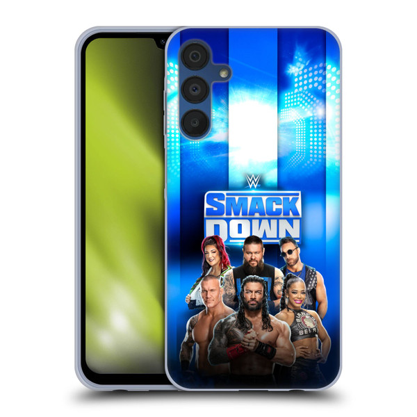 WWE Pay-Per-View Superstars 2024 Smackdown! Soft Gel Case for Samsung Galaxy A15