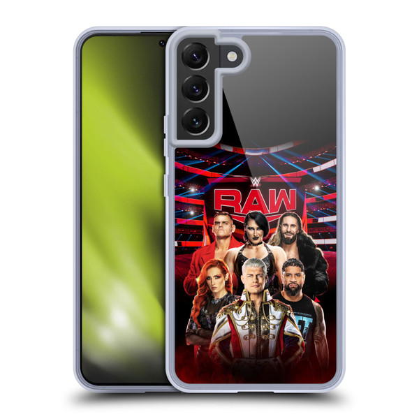 WWE Pay-Per-View Superstars 2024 Raw Soft Gel Case for Samsung Galaxy S22+ 5G