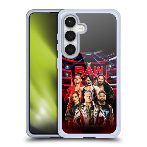 WWE Pay-Per-View Superstars 2024 Raw Soft Gel Case for Samsung Galaxy S24 5G