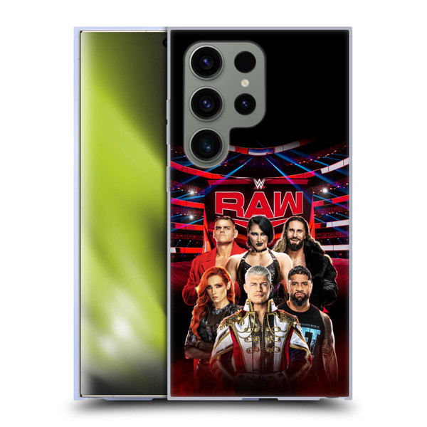 WWE Pay-Per-View Superstars 2024 Raw Soft Gel Case for Samsung Galaxy S24 Ultra 5G