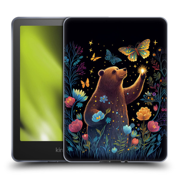 JK Stewart Art Bear Reaching Up Soft Gel Case for Amazon Kindle Paperwhite 5 (2021)