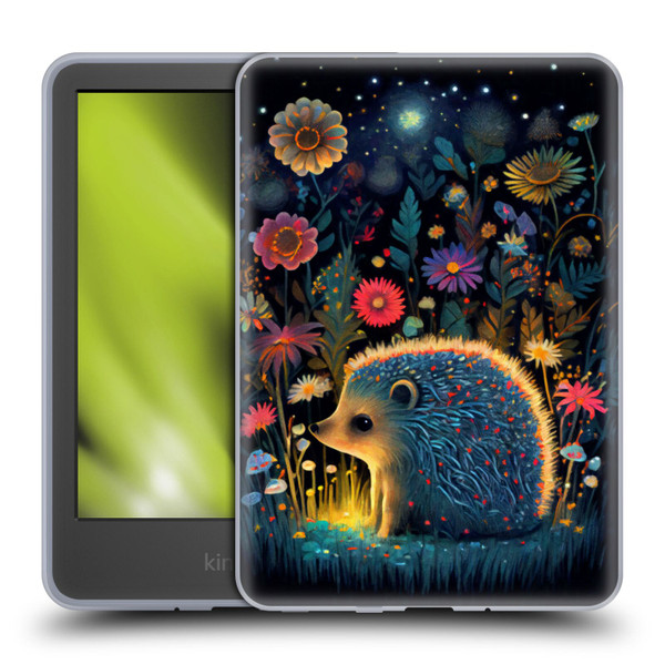 JK Stewart Graphics Little Hedgehog Soft Gel Case for Amazon Kindle 11th Gen 6in 2022