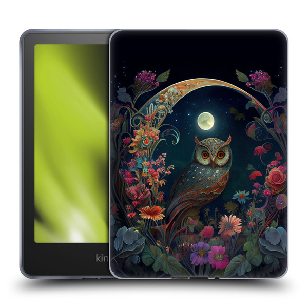 JK Stewart Key Art Owl Soft Gel Case for Amazon Kindle Paperwhite 5 (2021)
