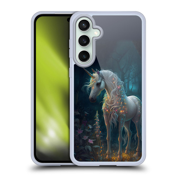JK Stewart Key Art Unicorn Soft Gel Case for Samsung Galaxy S23 FE 5G