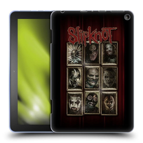 Slipknot Key Art Covered Faces Soft Gel Case for Amazon Fire HD 8/Fire HD 8 Plus 2020