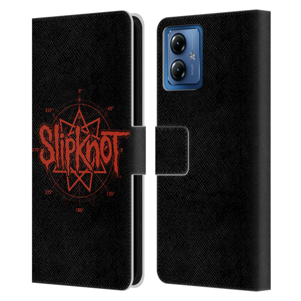 Slipknot Key Art Logo Leather Book Wallet Case Cover For Motorola Moto G14