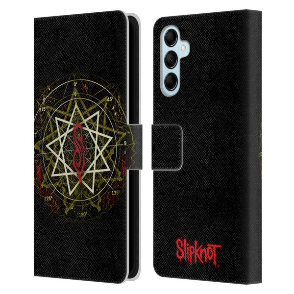 Slipknot Key Art Waves Leather Book Wallet Case Cover For Samsung Galaxy M14 5G