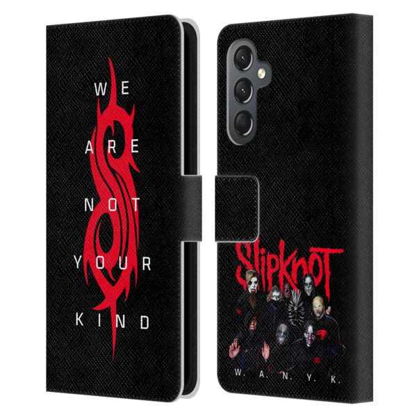 Slipknot We Are Not Your Kind Logo Leather Book Wallet Case Cover For Samsung Galaxy A25 5G