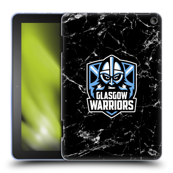 Glasgow Warriors Logo 2 Marble Soft Gel Case for Amazon Fire HD 8/Fire HD 8 Plus 2020