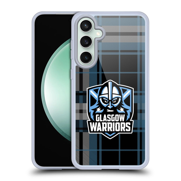 Glasgow Warriors Logo Tartan Soft Gel Case for Samsung Galaxy S23 FE 5G