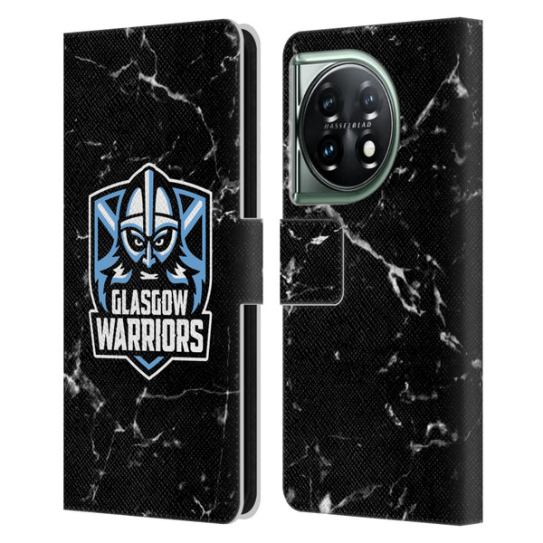 Glasgow Warriors Logo 2 Marble Leather Book Wallet Case Cover For OnePlus 11 5G