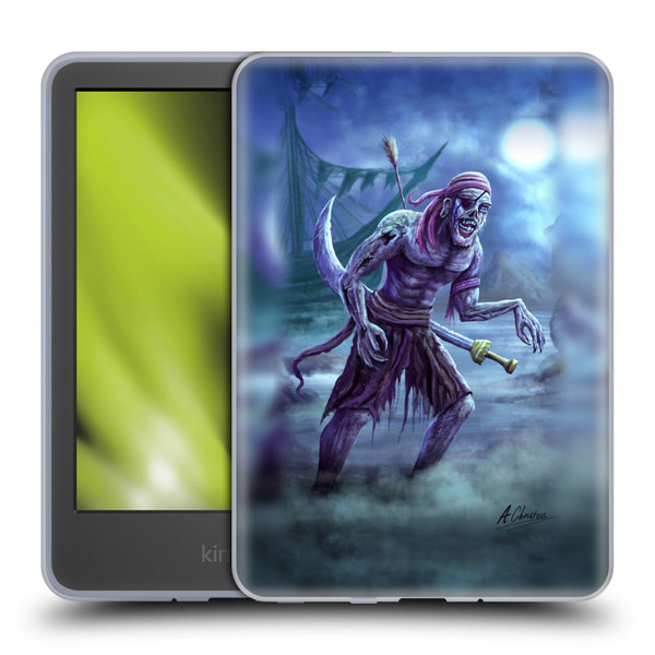 Anthony Christou Art Zombie Pirate Soft Gel Case for Amazon Kindle 11th Gen 6in 2022