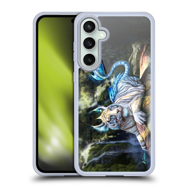 Anthony Christou Art Water Tiger Soft Gel Case for Samsung Galaxy S23 FE 5G