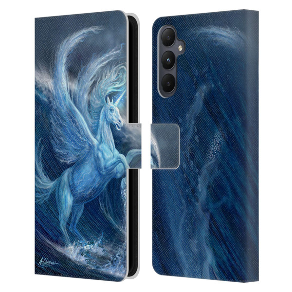 Anthony Christou Art Water Pegasus Leather Book Wallet Case Cover For Samsung Galaxy A05s