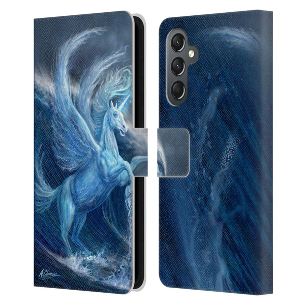 Anthony Christou Art Water Pegasus Leather Book Wallet Case Cover For Samsung Galaxy A25 5G