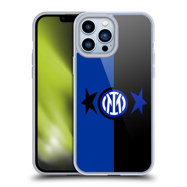 Fc Internazionale Milano IM 2Stars Black & Blue Soft Gel Case for Apple iPhone 13 Pro Max