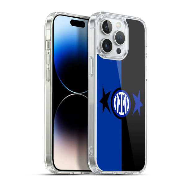 Fc Internazionale Milano IM 2Stars Black & Blue Soft Gel Case for Apple iPhone 13 Pro Max & MagSafe
